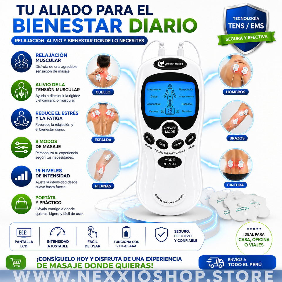 ⚡MASAJEADOR TERAPEUTICO MUSCULAR💆