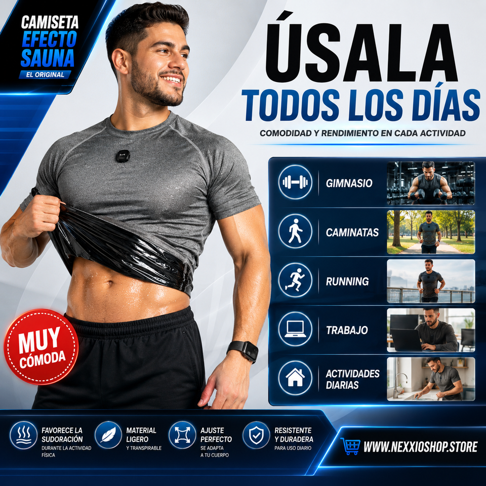 CAMISETA EFECTO SAUNA TOP