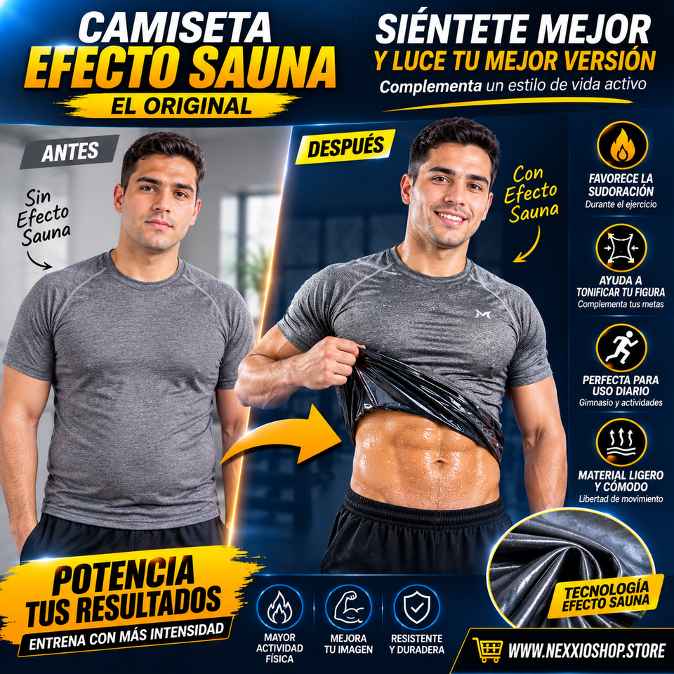 CAMISETA EFECTO SAUNA TOP