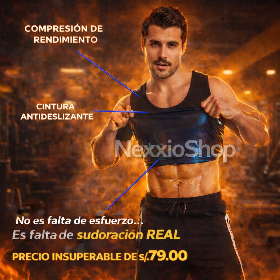 CAMISETA SIN MANGA EFECTO SAUNA